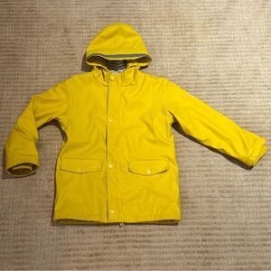 MiniBoden Kids Hooded Jacket Yellow Size 6-7Y